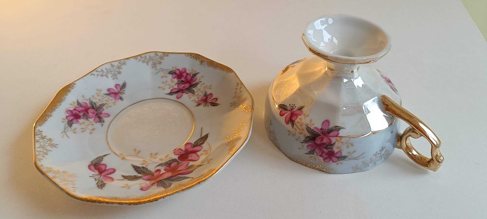 Винтиж чаша с чинийка