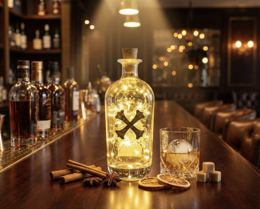 Lampa Decorativa pentru Citit sau Decor, Sticla Bumbu, pe Baterii