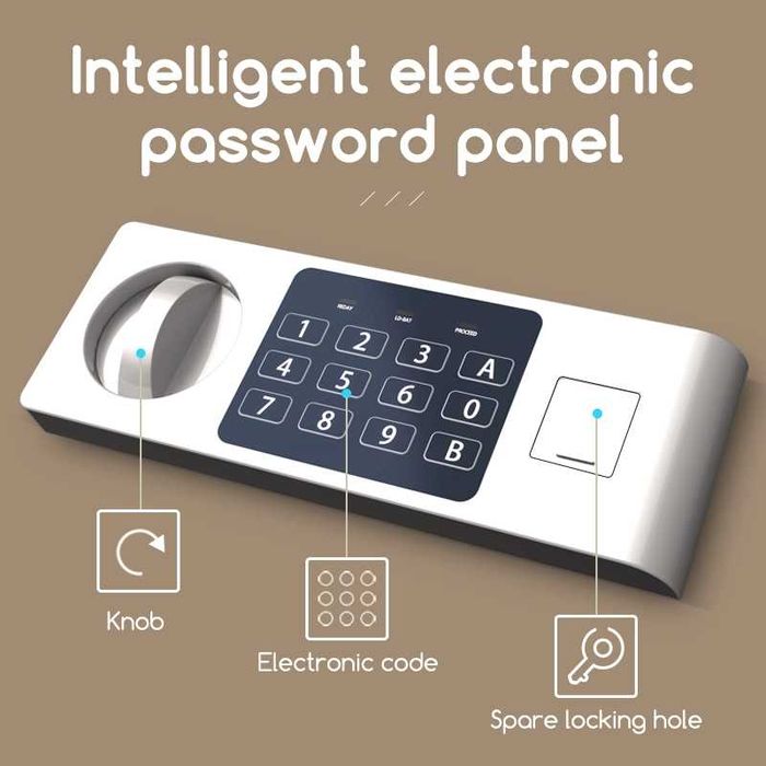 Seyf deli Сейф дели 200х310х200 ET520 Deli 5.5 kg Скидки !!! Акция !!!