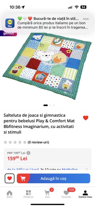 Salteluță de joacă bebeluși