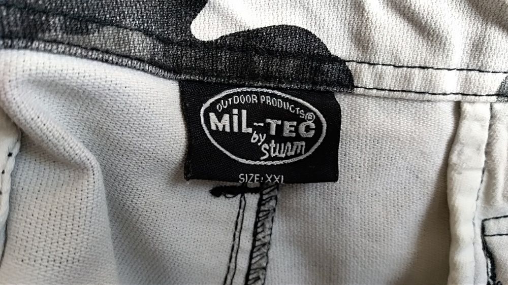 Pantaloni scurti XXL Mil-Tec Paratrooper camo urban airsoft/pescuit