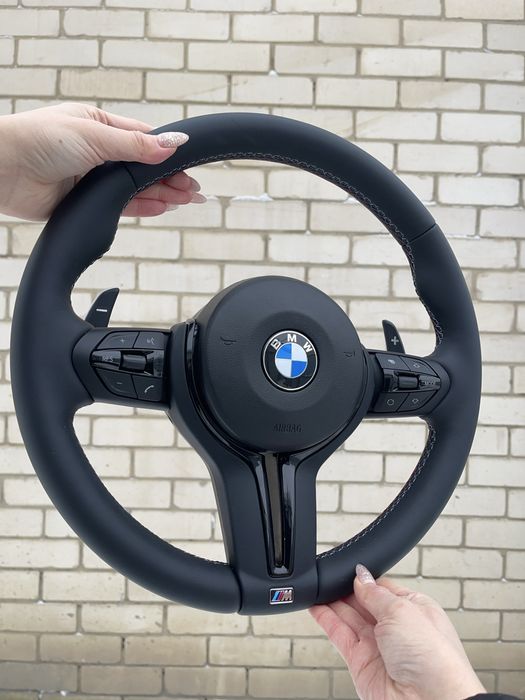 Руль на bmw чёрный E70 E90 E83 E89 / руль на ешку / бмв руль