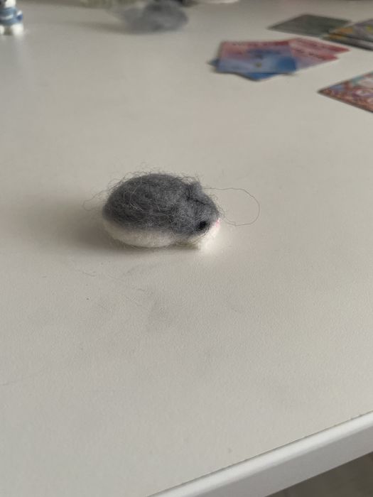 Хомяк из сухого валяния