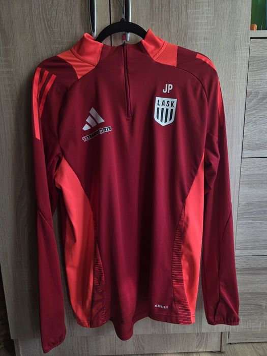 Adidas LASK Linz Training Top - Size L - Red Burgundy