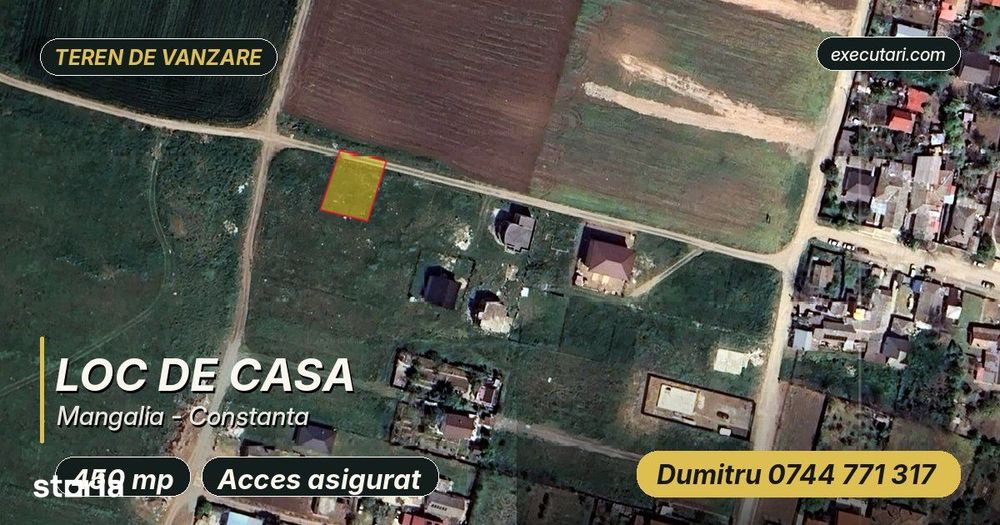 Mangalia - Constanta,  Teren in suprafata de 450 mp