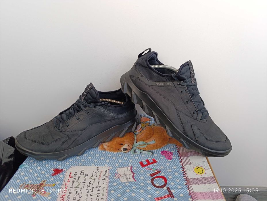 ''ECCO MX M BLACK''оригинални сникърси 45.5 номер