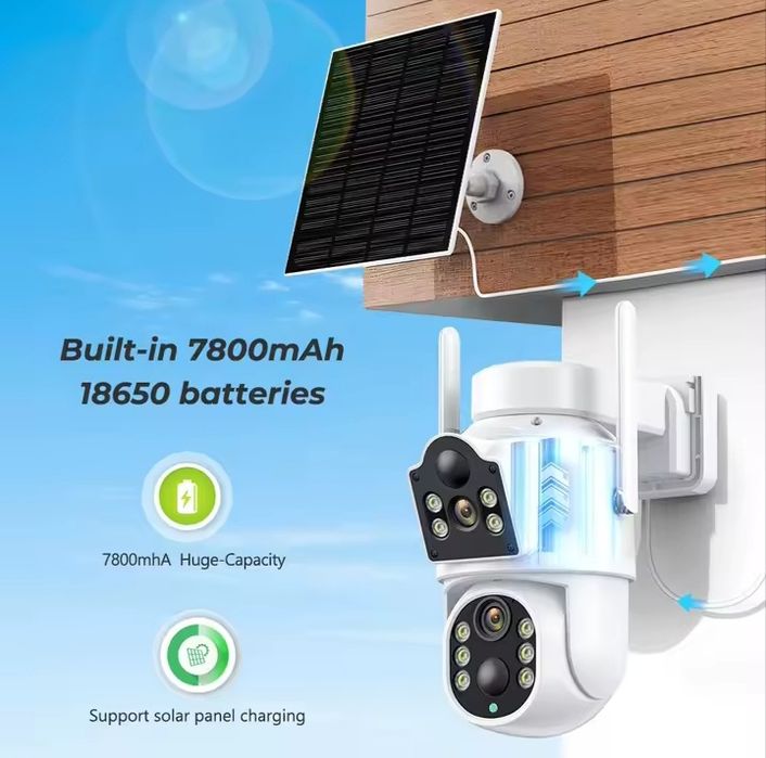 Камери за видео наблюдение Камери за видеонаблюдение Соларна камера ICSEE