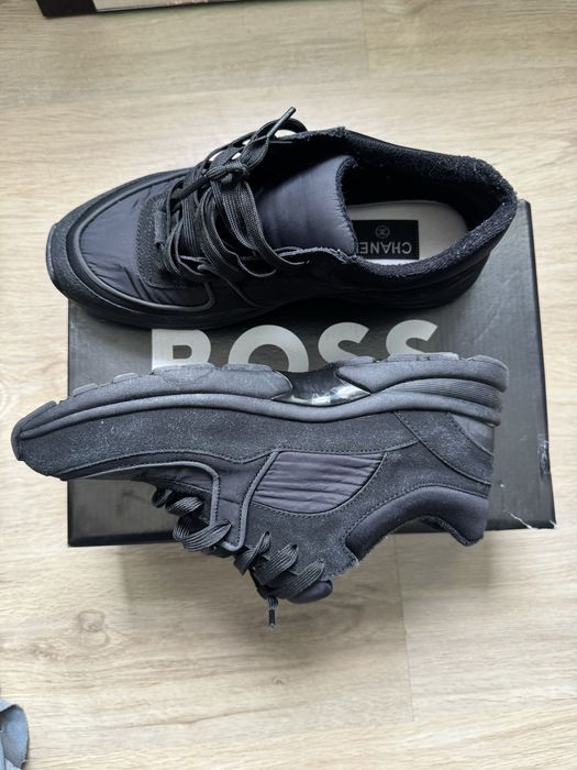 Chanel CC runner triple black