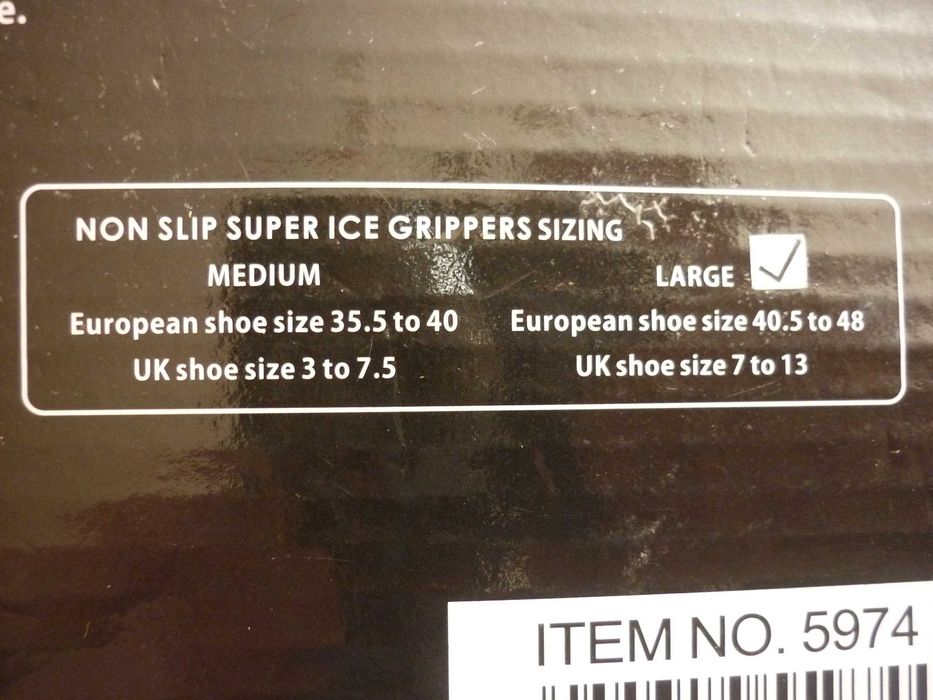 Шипове за обувки против хлъзгане/ледоходки.