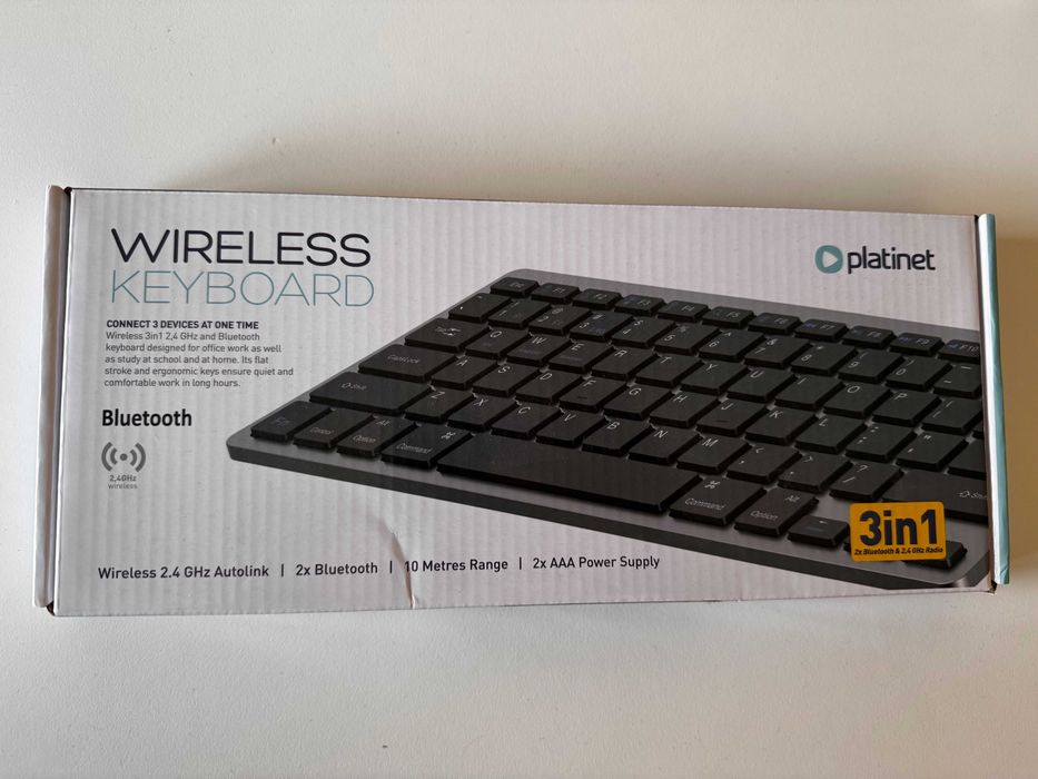 Tastatura Wireless Bluetooth + 2.4GHz usb receiver