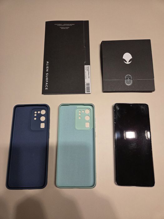 Samsung Galaxy S20 Ultra impecabil + 1 folie noua Alien + 2 huse