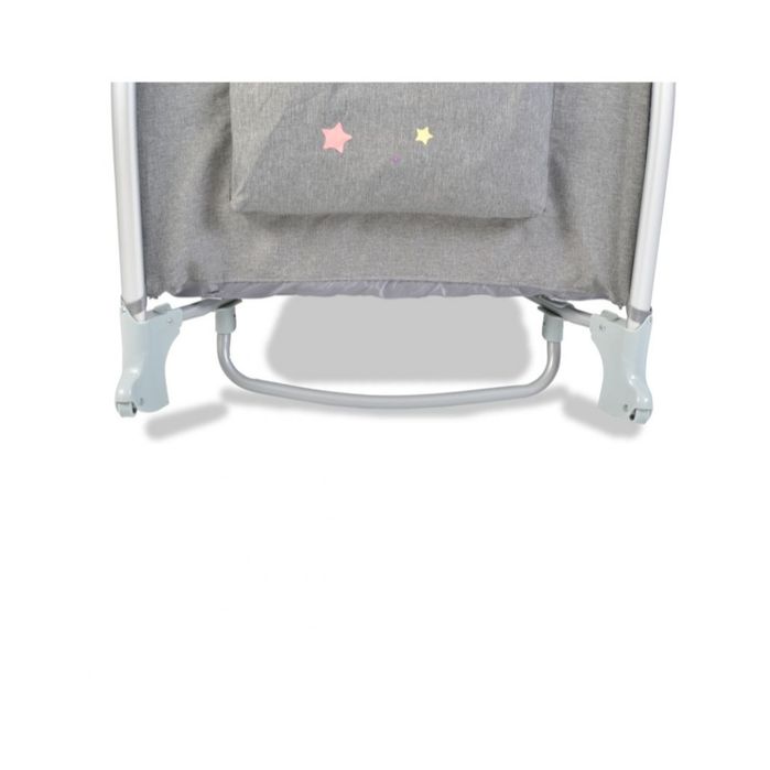 Детска кошара на 2 нива Cangaroo - iSleep, сива. С 2г. гаранция