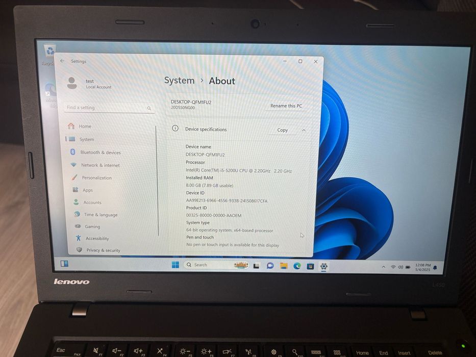 Lenovo L450 i5 gen5