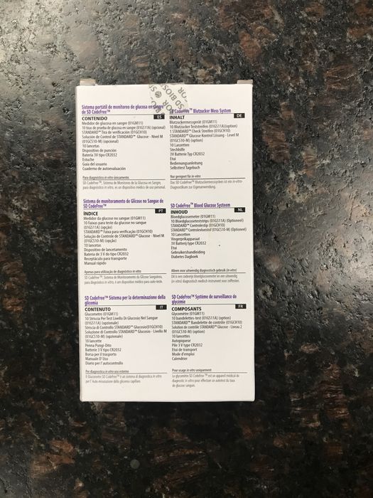 Codefree - aparat de măsurat glicemia - SIGILAT