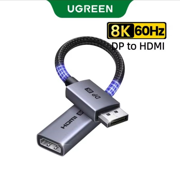 Адаптеры переходники UGREEN USB-C DP HDMI  RJ45