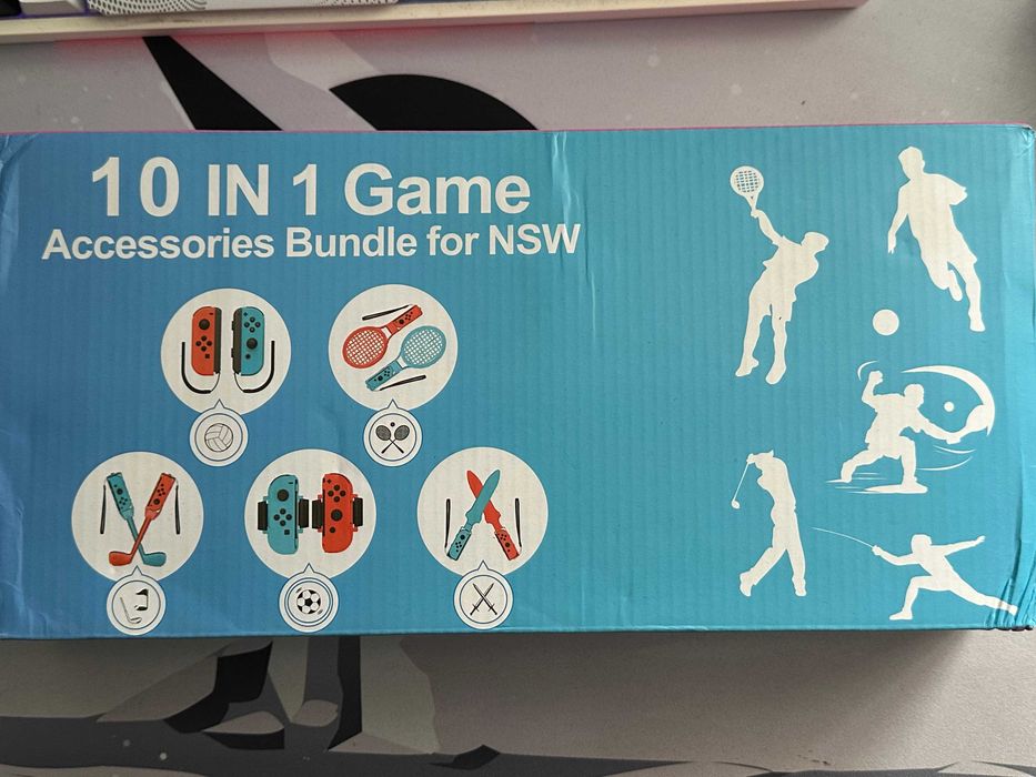 Nintendo Switch [V2] Modat cu CIP, 256 GB, 21 de jocuri + accesorii