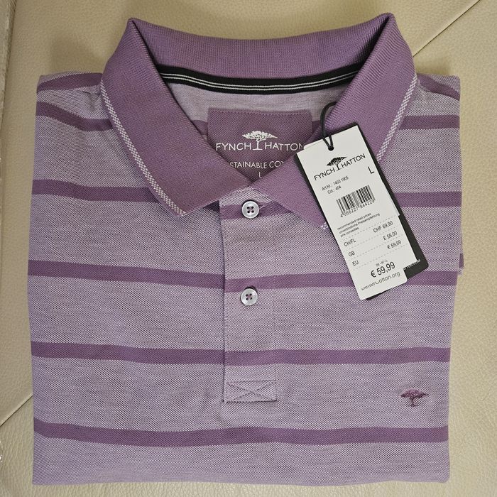 Tricou FYNCH-HATTON, Bumbac Eco,Nou