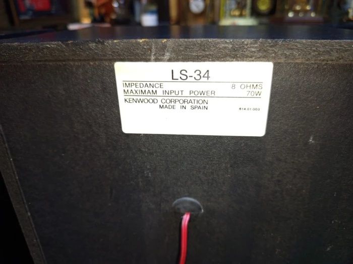 Set 2 boxe 3 cai KENWOOD LS-34 70W 8ohmi funcționale