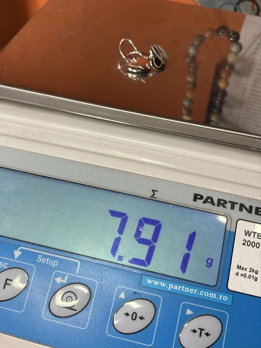 Cercei aur alb Chopard