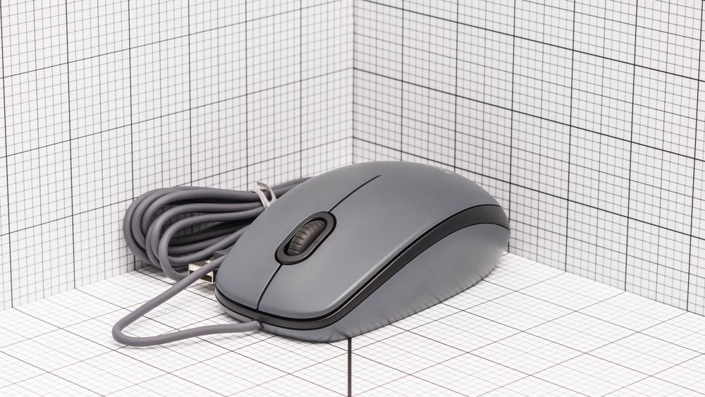 Мышь проводная Logitech B100 Black 1 Год Гарантия!