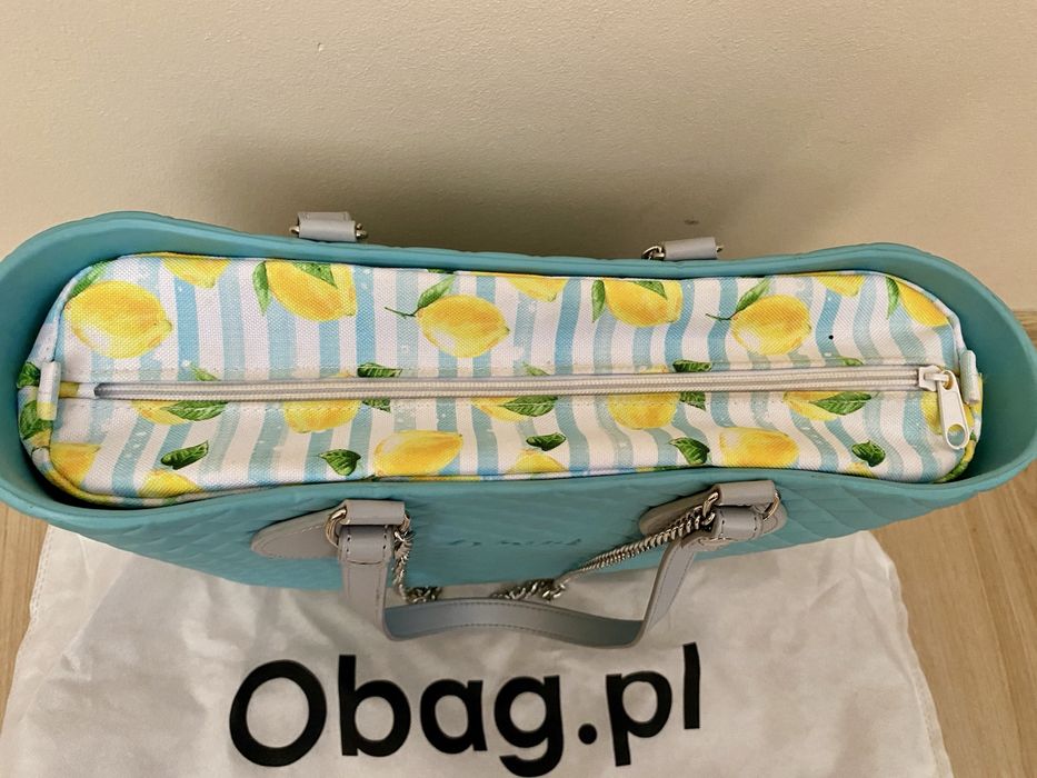 Obag mini Matelasse tecture Acqua