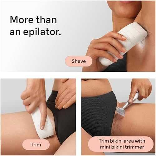 Нов Braun Silk Epil 5 Wet Dry Епилатор за Жени с Тример и Самобръсначка Браун 5-251