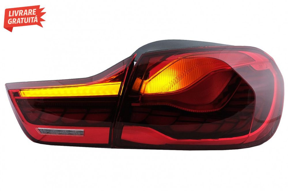Stopuri OLED BMW Seria 4 F32 F33 F36 M4 F82 F83 (2013-03.2019) Rosu cu