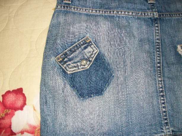 Къса дънкова пола