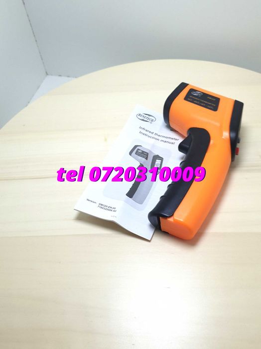 Termometru Industrial Gm320 Modul Infrarosu Cu Afisaj Digital Laser -50 / +350 Grade Pentru Masurarea Temperaturii Fara Contact In Domeniul Indicat