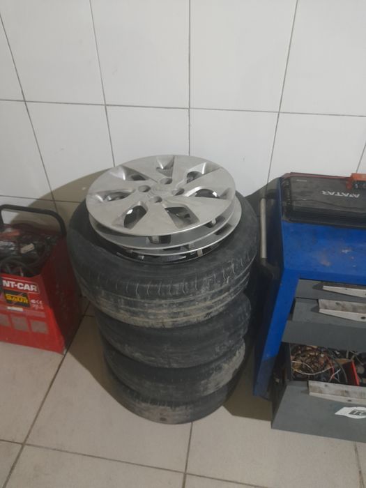 Диски с резиной на Акцент и Рио