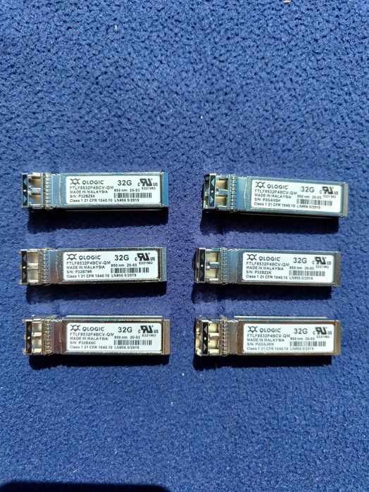 Finisar Qlogic 32Gb FC FibreChannel Transceiver SR SFP+ 850nm FTLF8532P4BCV-QM