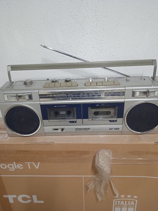 Касетофон SHARP GF450 JAPAN 1983 работи