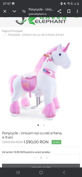 Ponycycle-unicorn roz