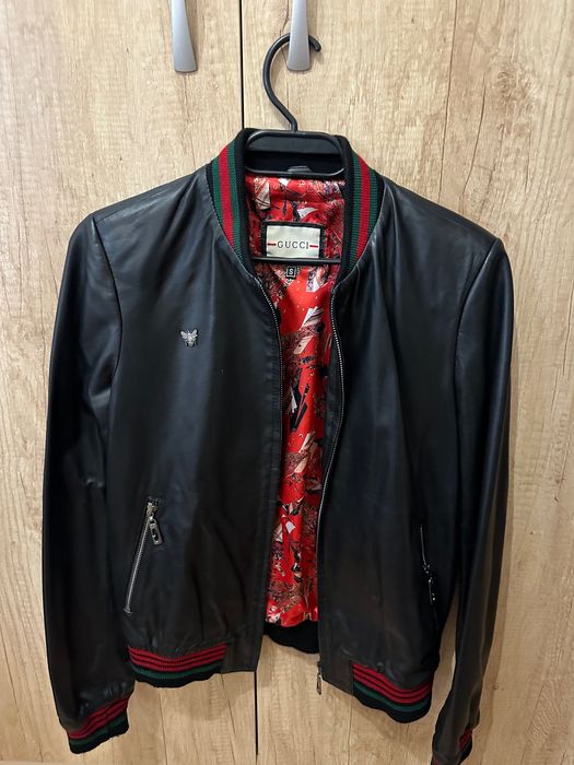 Яке Естествена Кожа Gucci