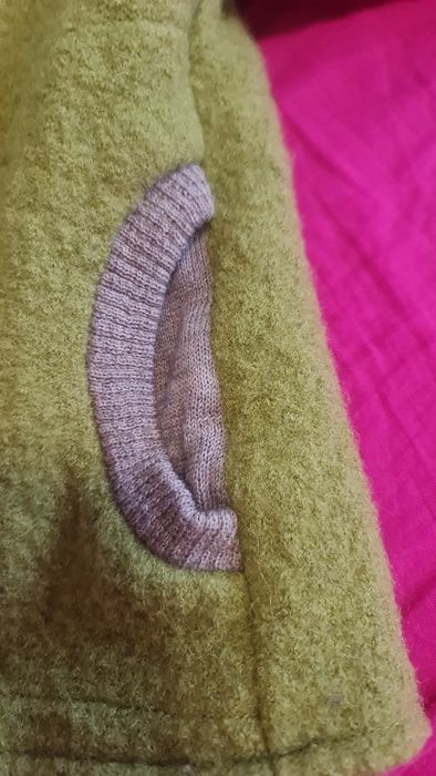 Jacheta lana fiarta dublata cu merinos 3 - 4 ani