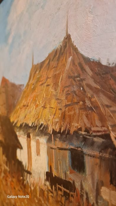 Pictura in ulei, de peste 70 de ani, exceptional realizata