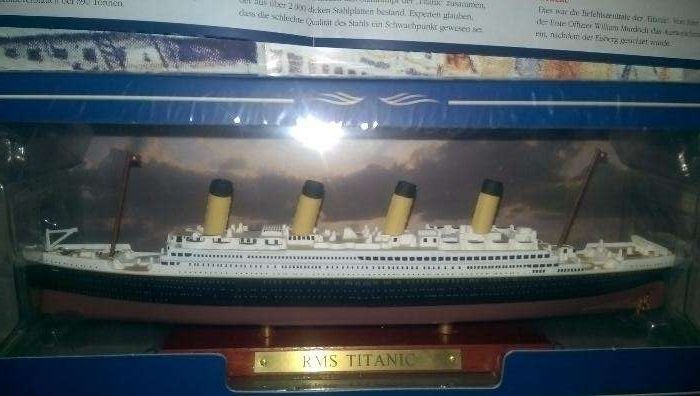 se vinde macheta vapor RMS TITANIC atlas model