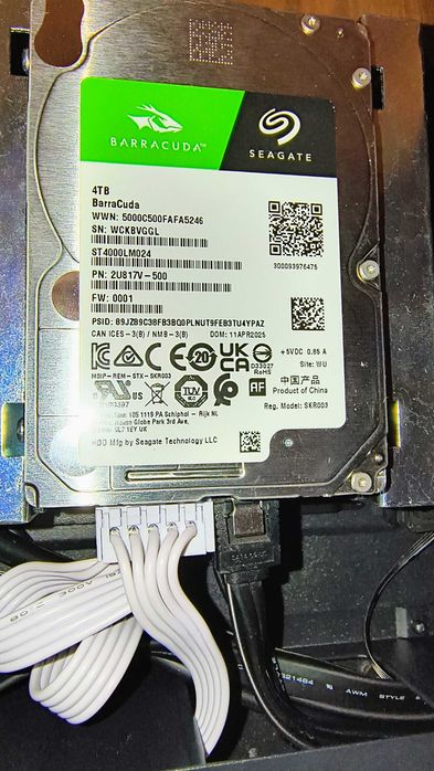 Mini-itx NAS 12TB(3x4TB Seagate Barracuda) Athlon 3000G 16GB ddr4