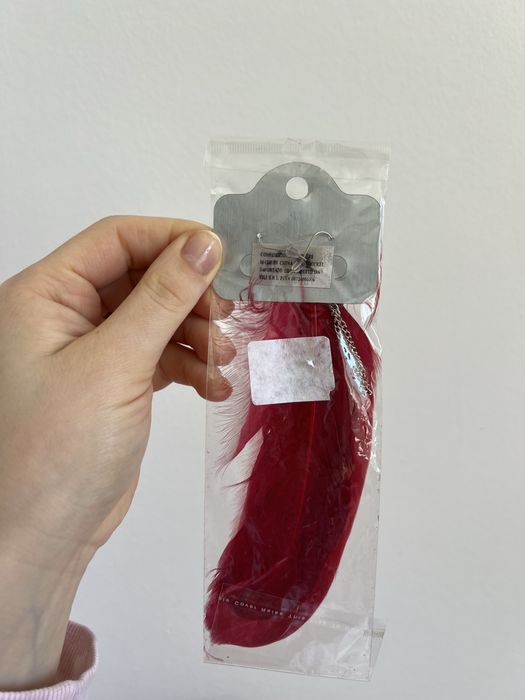 Cercei lungi din pene