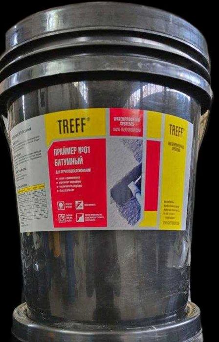 Битумный праймер TREFF №01 — грунтовка для гидроизоляции