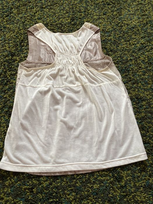 Top/Maieu cu dantela si strasuri