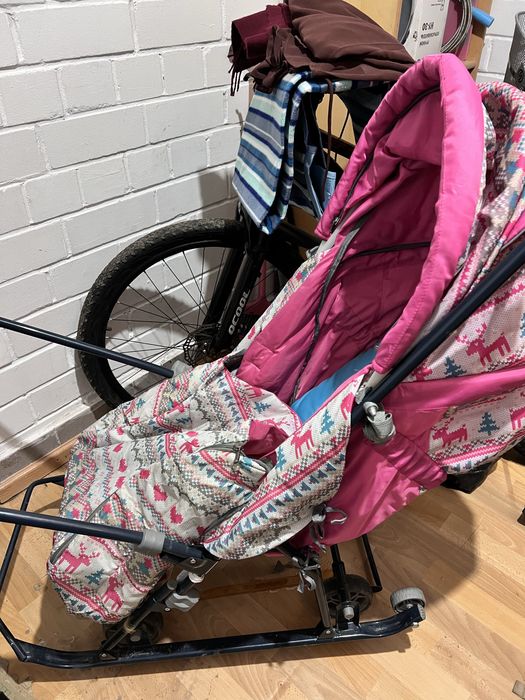 Санки с колесами