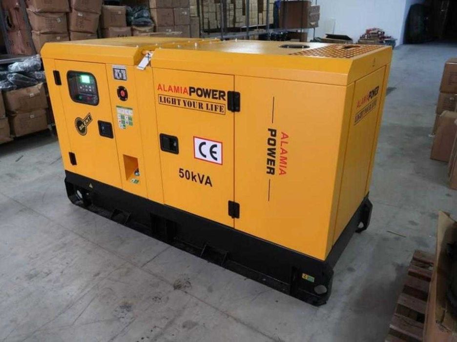Generator de curent trifazic 50 kva - 40 kw cu automatizare, nou, 2026