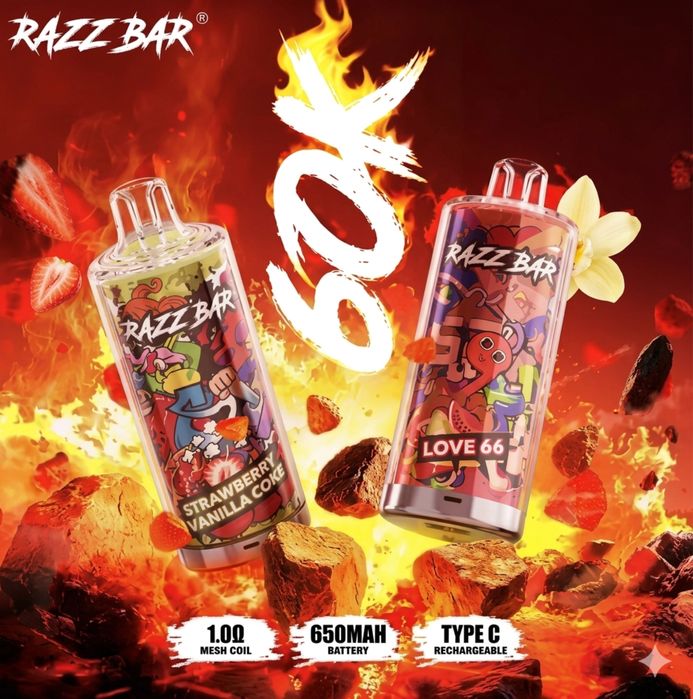 Vape Razz Bar 60000 pufuri