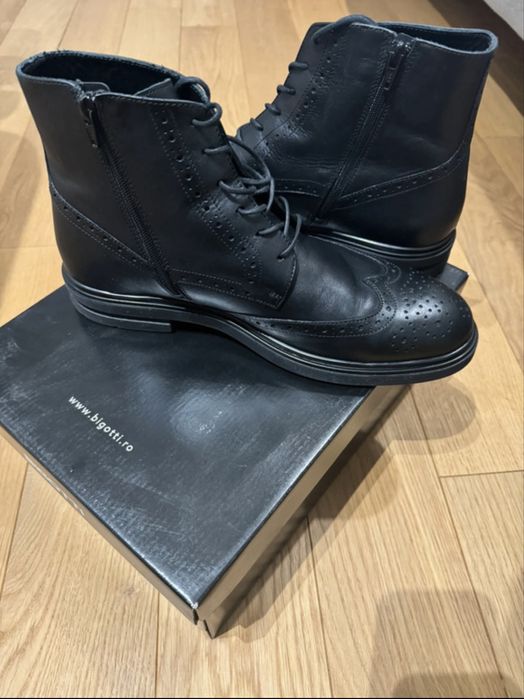Ghete barbati casual Bigotti din piele