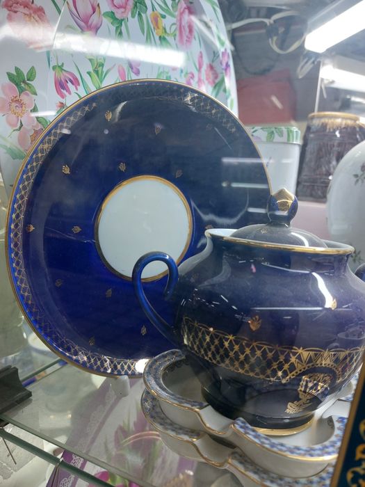 Сахарница ЛФЗ Императорского фарфора