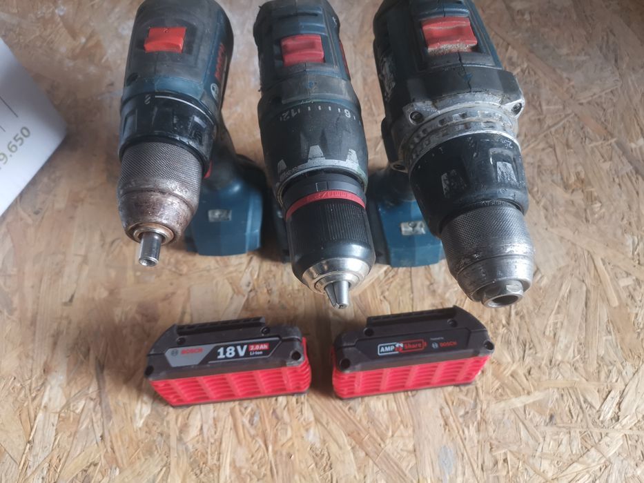 Bosch 18 v akku bormasina defect