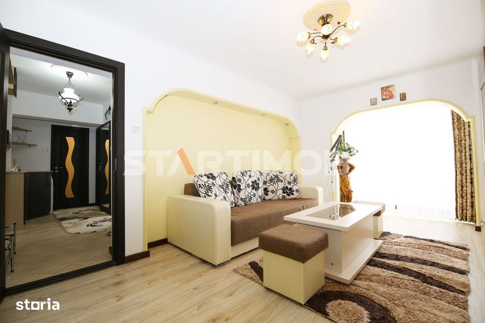 Apartament mobilat doua camere cu parcare Calea Bucuresti