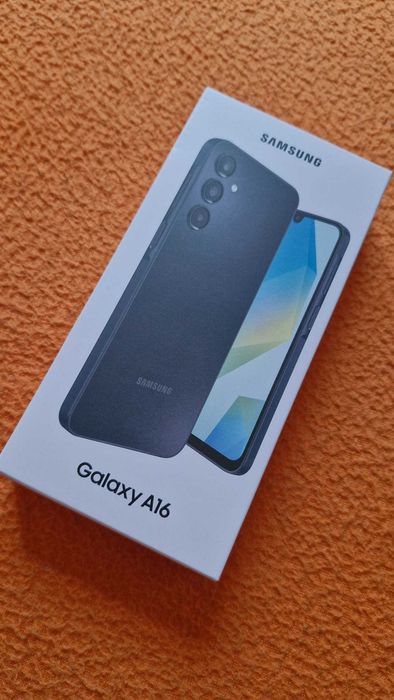 Samsung Galaxy A16 128GB 4GB черен, неразпечатан с гаранция.