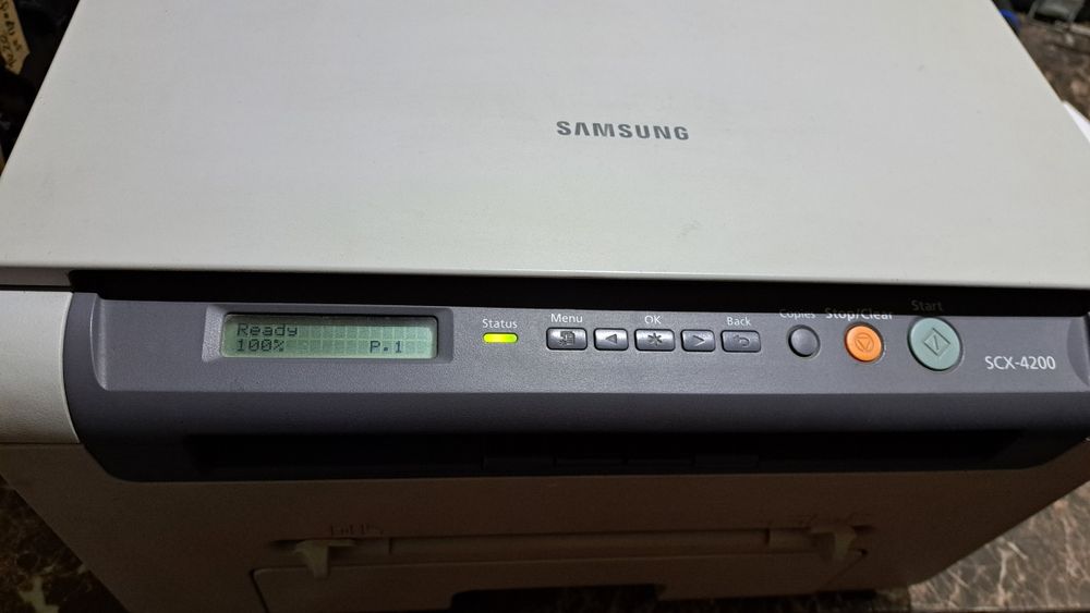 лазерен принтер скенер 3 в 1 samsung scx-4200